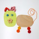 Grimm's mini világ - A virágosrét - fa játékkészlet 