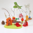 Grimm's mini világ - A virágosrét - fa játékkészlet 