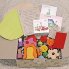 Grimm's mini világ - A virágosrét - fa játékkészlet 