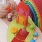 Grimm's mini világ - A virágosrét - fa játékkészlet 