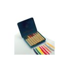 Stockmar méhviaszceruza, 8 színű, különleges színek 