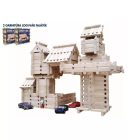 Logi - vár natúr fa építőjáték 2 garnitúra 