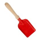 Homokozó lapát 22 cm-es nyéllel - PIROS, fém