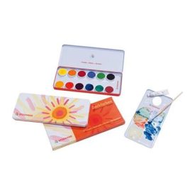  12 színű fedőfesték fém dobozban - Stockmar opaque colours