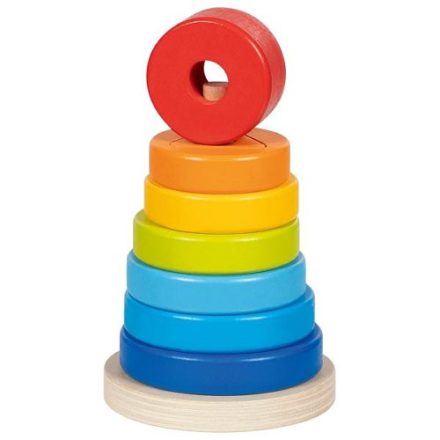 Montessori torony 2 in 1 formaillesztéssel Goki 
