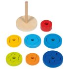 Montessori torony 2 in 1 formaillesztéssel Goki 