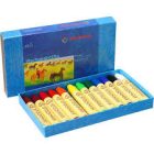 Stockmar méhviaszceruza, 12 színű, papírdobozban