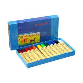 Stockmar méhviaszceruza, 12 színű, papírdobozban