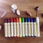 Stockmar méhviaszceruza, 12 színű, papírdobozban