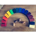 Stockmar méhviaszkréta tégla - 16 színű, fémdobozban