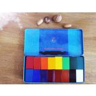 Stockmar méhviaszkréta tégla - 16 színű, fémdobozban