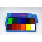 Stockmar méhviaszkréta tégla - 12 színű, papírdobozban