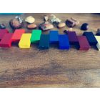 Stockmar méhviaszkréta tégla - 12 színű, papírdobozban