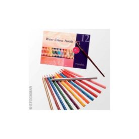 MERCURIUS AMS 12 színű akvarell ceruzakészlet ecsettel