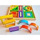 Goki szivárványos építőkocka