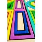 Goki szivárványos építőkocka