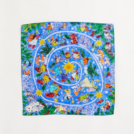 Selyem adventi lépegető / spirál Sarah's Silks