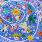 Selyem adventi lépegető / spirál Sarah's Silks