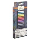  Nassau pasztell kréta készlet 12 db-os -  minőségi kréták rajzoláshoz és színezéshez CraftArt