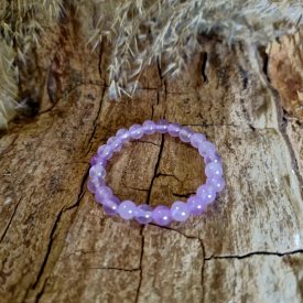 Jáde ásvány gyerekkarkötő - Levendula