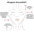 Rózsakvarc masszázs roller ajándékdobozban