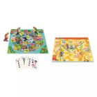 10 klasszikus társasjáték egy dobozban, fa tartozékokkal AUZOU