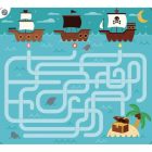 Letörölhető fejtörő feladatkártyákkal - Kalázok - Auzou