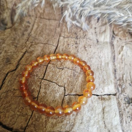 Ásványkarkötő gyerek - borostyán