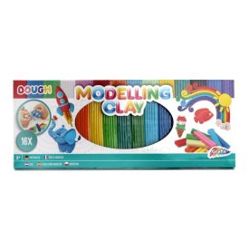 Puha gyurmakészlet 16 színnel - Moxy / Grafix