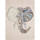 Fa puzzle Elefánt, 137 db-os Grafix