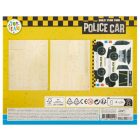 3D modell fa járművek matricákkal, rendőrautó 5+ Grafix