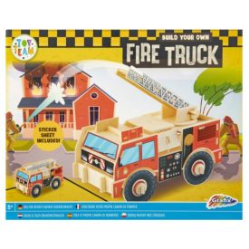   3D modell fa járművek matricákkal, tűzoltóautó 5+ Grafix