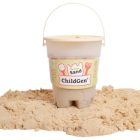 Kinetikus homokgyurma vödörben 500 gr, Natúr színű ChildGen