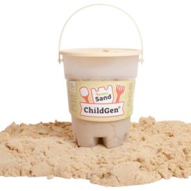   Kinetikus homokgyurma vödörben 500 gr, Natúr színű ChildGen