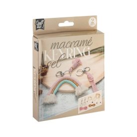    Makramé készítő kreatív készlet, Kulcstartók - Craftart