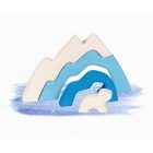 Építőjáték - Kis jegesmedve