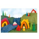 Törpeházikó építőjáték Goki