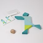 Türkiz tangram füzettel - Grimm's