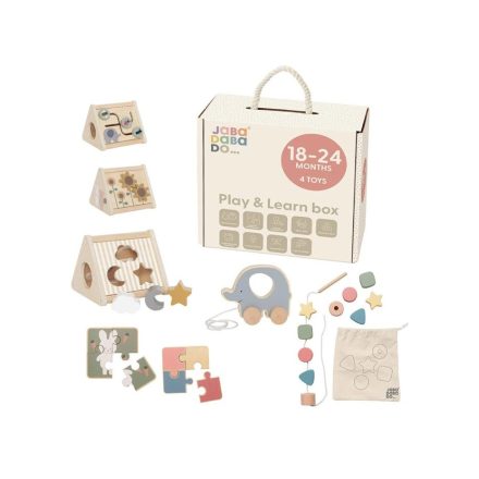  Montessori fejlesztő játékcsomag 18-24 hónapos babáknak Jabadabado