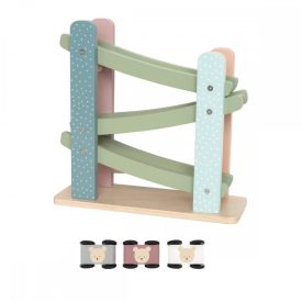   Versenyautók a lejtőn - cikk - cakk pálya macis 18 M+ - Jabadabado