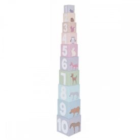 Toronyépítő játék - erdő állatai - Jabadabado