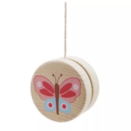 Jojó natúr pillangó mintával