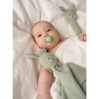 Pasztell zöld nyuszis baba ajándékcsomag Jabadabado