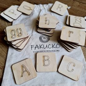   Magyar ABC szett kis- és nagy betűkkel - magyar kézműves termék