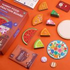  Mágneses matematikai játék, törtek - Finom ételek segítségével - MierEdu 3+