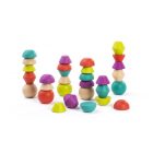 Toronyépítő játék - 30 db-os - MINILAND