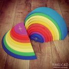 9 db Szivárvány Félkörök - KÉK - Pinter Woods