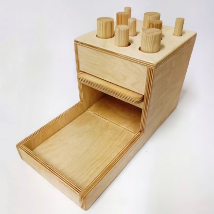 Állandósági doboz hengerekkel - Pure Montessori Toys