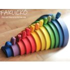 Tumi Ishi - Egyensúlyozó kövek - élénk festett 12 db. - Pinter Woods