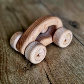 Fa játékautó natúr - magyar kézműves termék